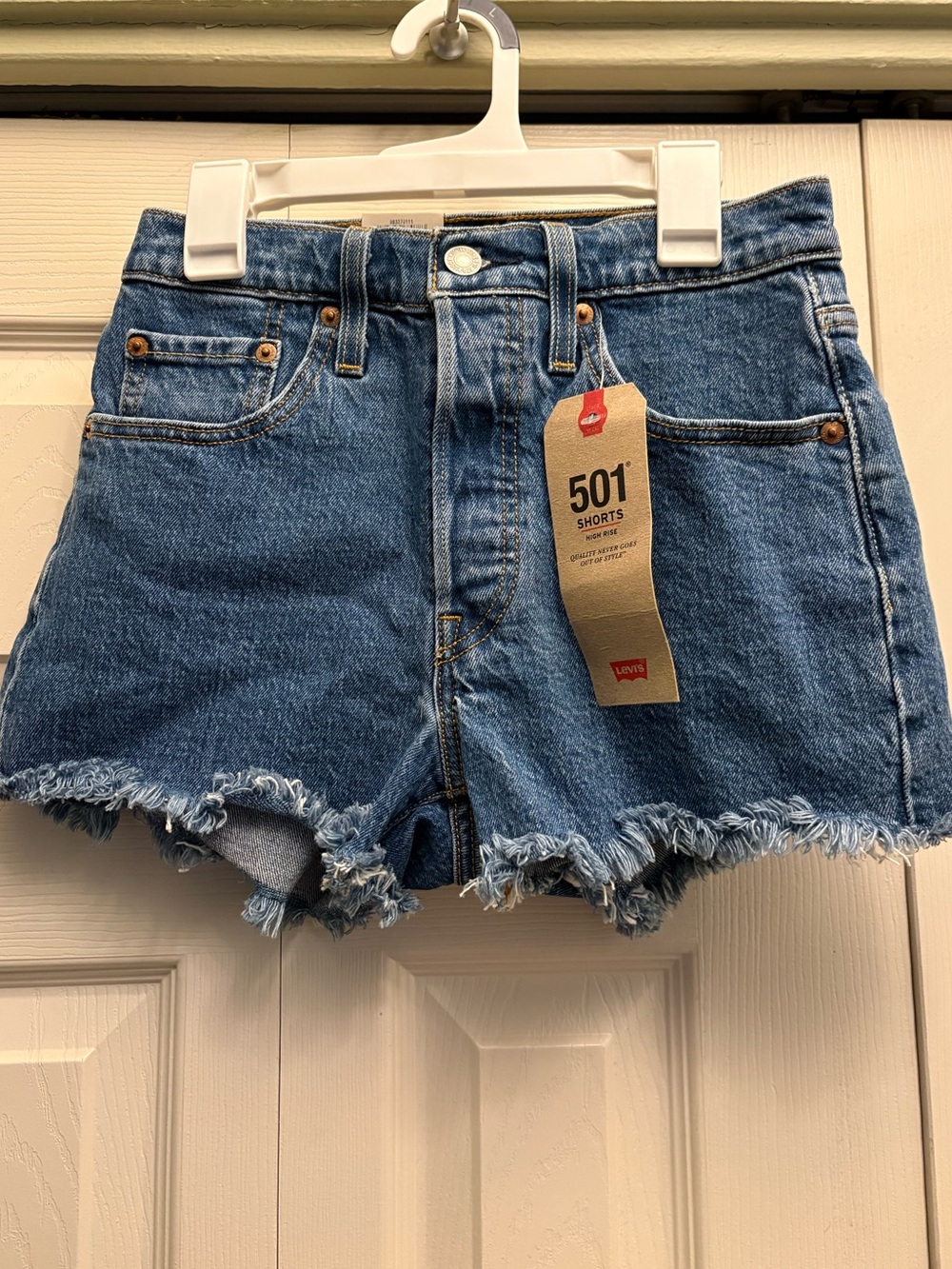 Levi's 501 High-Rise Denim Shorts NWT